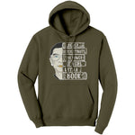 Ruth Bader "A Girl With A Book" Hoodie - Gifts For Reading Addicts