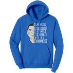 Ruth Bader "A Girl With A Book" Hoodie - Gifts For Reading Addicts
