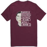 Ruth Bader "A Girl With A Book" Unisex T-Shirt - Gifts For Reading Addicts