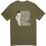 Ruth Bader "A Girl With A Book" Unisex T-Shirt - Gifts For Reading Addicts