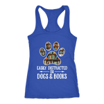 "Dogs and books" Women's Tank Top - Gifts For Reading Addicts