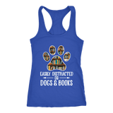 "Dogs and books" Women's Tank Top - Gifts For Reading Addicts