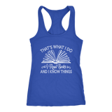 "I Read Books" Women's Tank Top - Gifts For Reading Addicts