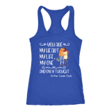 "My heart my life" Women's Tank Top - Gifts For Reading Addicts