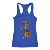 "UK Bookish Map" Women's Tank Top - Gifts For Reading Addicts