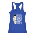 Ruth Bader "A Girl With A Book" Women's Tank Top - Gifts For Reading Addicts