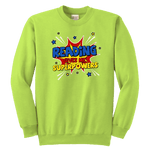 ''Reading gives me"YOUTH CREWNECK SWEATSHIRT - Gifts For Reading Addicts