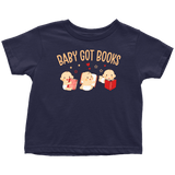 "Baby Got Books"Toddler T-Shirt - Gifts For Reading Addicts