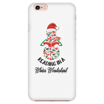 "Reading in a winter wonderland" Phone case - Gifts For Reading Addicts