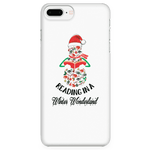 "Reading in a winter wonderland" Phone case - Gifts For Reading Addicts