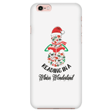 "Reading in a winter wonderland" Phone case - Gifts For Reading Addicts