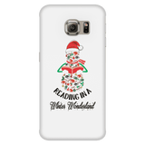 "Reading in a winter wonderland" Phone case - Gifts For Reading Addicts