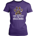 "Dogs and books" Women's Tank Top - Gifts For Reading Addicts