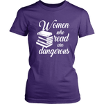 "Women who read" Women's Fitted T-shirt - Gifts For Reading Addicts