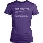 "Book hangover" Women's Fitted T-shirt - Gifts For Reading Addicts