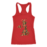 "UK Bookish Map" Women's Tank Top - Gifts For Reading Addicts