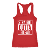 "Straight outta gilead" Women's Tank Top - Gifts For Reading Addicts