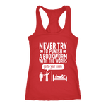 "Punish A Bookworm" Women's Tank Top - Gifts For Reading Addicts