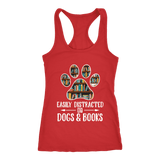 "Dogs and books" Women's Tank Top - Gifts For Reading Addicts