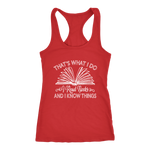 "I Read Books" Women's Tank Top - Gifts For Reading Addicts