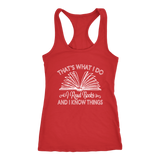 "I Read Books" Women's Tank Top - Gifts For Reading Addicts