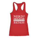 "Nerd?" Women's Tank Top - Gifts For Reading Addicts