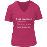 "Book hangover" V-neck Tshirt - Gifts For Reading Addicts