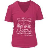 "We've loved each other" V-neck Tshirt - Gifts For Reading Addicts