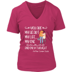 "My heart my life" V-neck Tshirt - Gifts For Reading Addicts