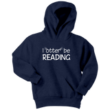 "I otter be reading"YOUTH HOODIE - Gifts For Reading Addicts