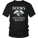 "Books" Unisex T-Shirt - Gifts For Reading Addicts