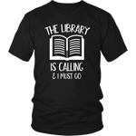 "The library" Unisex T-Shirt - Gifts For Reading Addicts