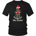 "Reading in a winter wonderland" Unisex T-Shirt - Gifts For Reading Addicts