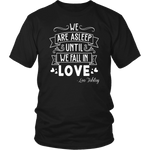 "We fall in love" Unisex T-Shirt - Gifts For Reading Addicts