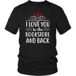 "I love you" Unisex T-Shirt - Gifts For Reading Addicts