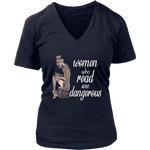 "Women who read" V-neck Tshirt - Gifts For Reading Addicts