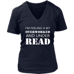 "Under Read" V-neck Tshirt - Gifts For Reading Addicts