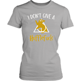 "i Don't Give A Hufflefuck" Women's Fitted T-shirt - Gifts For Reading Addicts