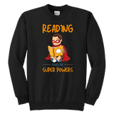 "Reading gives me"YOUTH CREWNECK SWEATSHIRT - Gifts For Reading Addicts