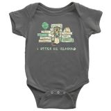 "I otter be reading" BABY BODYSUITS - Gifts For Reading Addicts