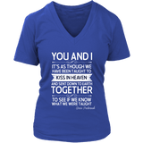 "You and i" V-neck Tshirt - Gifts For Reading Addicts