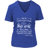 "We've loved each other" V-neck Tshirt - Gifts For Reading Addicts