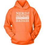 "Nerd?" Hoodie - Gifts For Reading Addicts