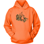 "Canada Bookish Map" Hoodie - Gifts For Reading Addicts