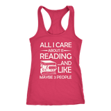 "All I Care About Is Reading" Women's Tank Top - Gifts For Reading Addicts