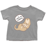 "I otter be reading" TODDLER TSHIRT - Gifts For Reading Addicts