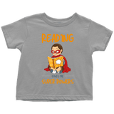 "Reading gives me"TODDLER TSHIRT - Gifts For Reading Addicts