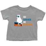 "I'd rather be reading" TODDLER TSHIRT - Gifts For Reading Addicts