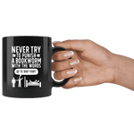 "Punish A Bookworm"11oz Black Mug - Gifts For Reading Addicts