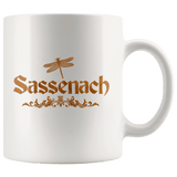 "Sassenach"11oz White Mug - Gifts For Reading Addicts